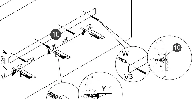 Wall mounting