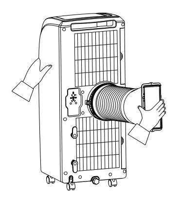 Exhaust hose installation