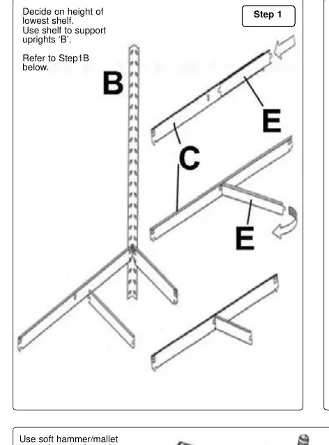 Step 1 and 2 assembly