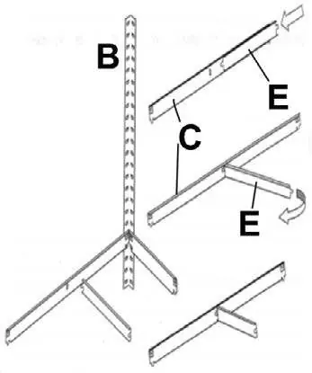 Step 1: Initial frame assembly