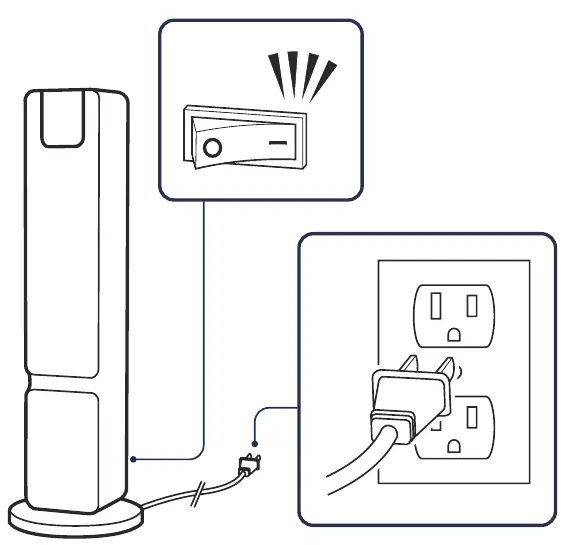 Power connection diagram.