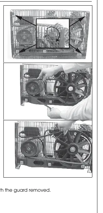Drive belt replacement procedure