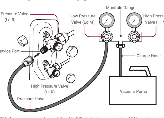 Vacuum pumping setup