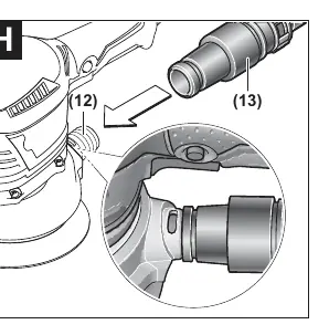 External dust extraction