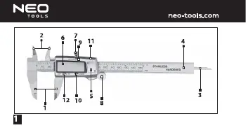 Caliper components diagram