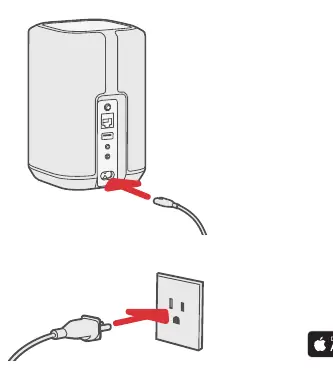 Power connection and HEOS app setup
