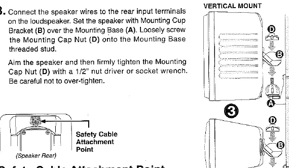 Step 3: Mounting the speaker to the base.