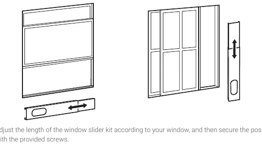 Window slider kit installation