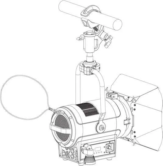 Clamp and safety cable installation