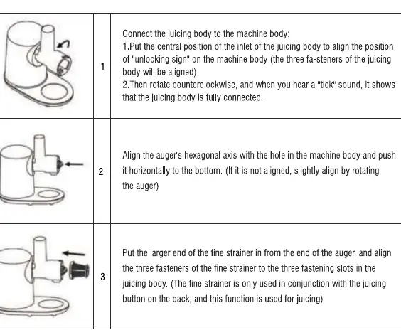 Step-by-step assembly guide