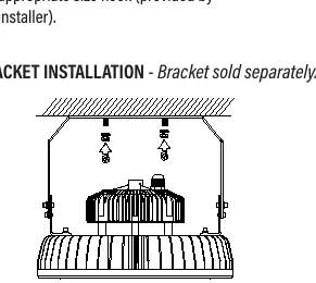 Bracket installation steps