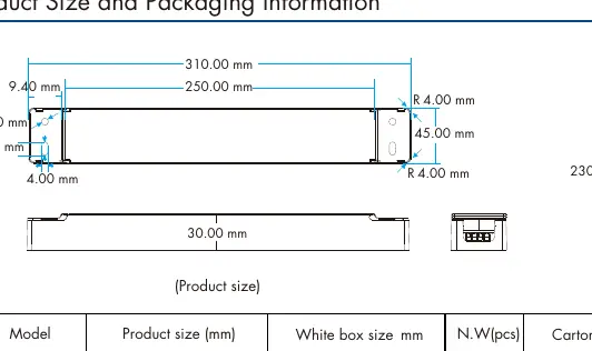 Product Dimensions