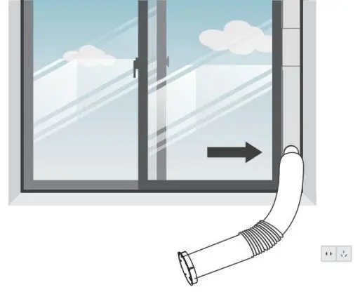 Exhaust hose installation