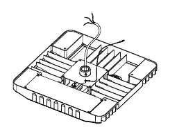 Surface mount installation with safety rope