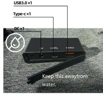 Junction box port layout