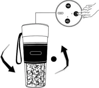 Vacuum and blending operation steps