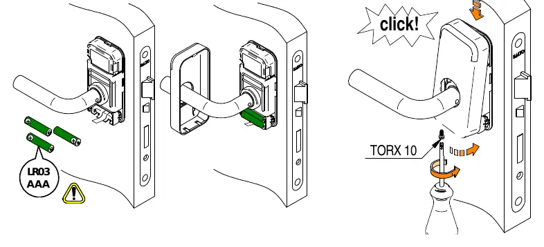 Battery installation