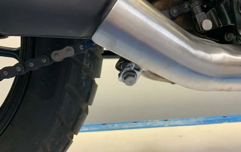 Removing the stock muffler