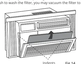 Removing the air filter