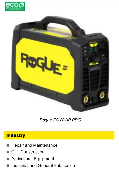 Rogue ES 201iP PRO unit