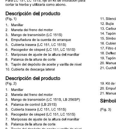 Product components diagram