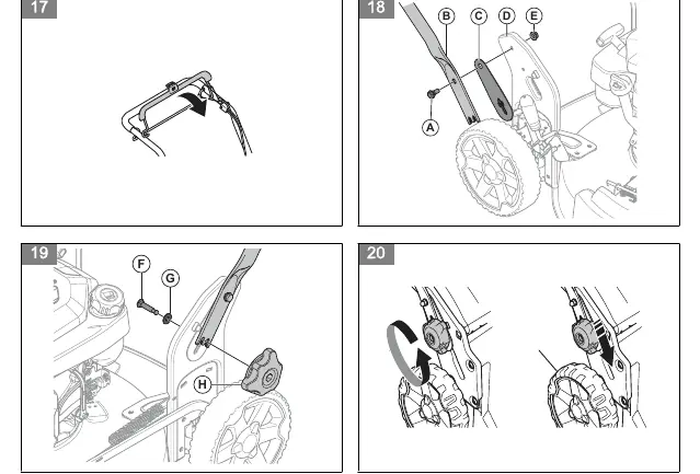 Handle assembly steps