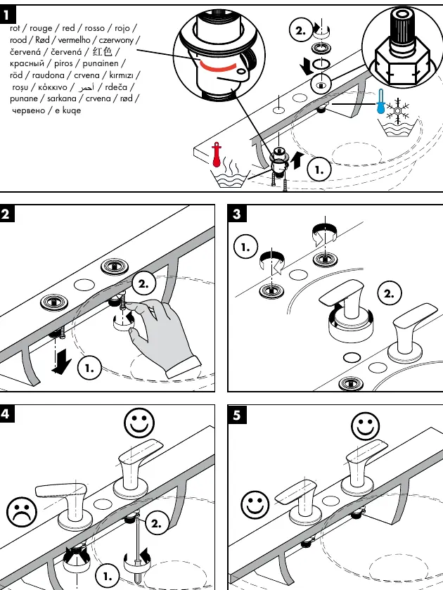 Installation steps 1-5