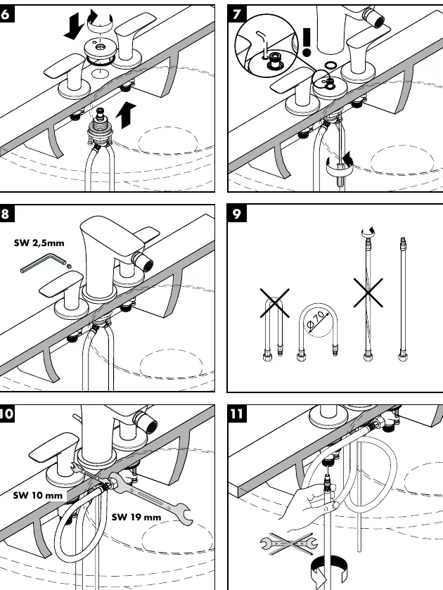 Installation steps 6-11