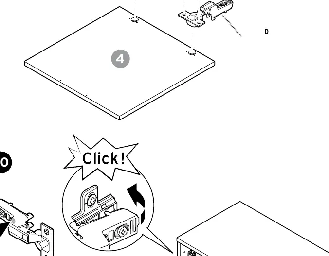 Hinge mounting and adjustment