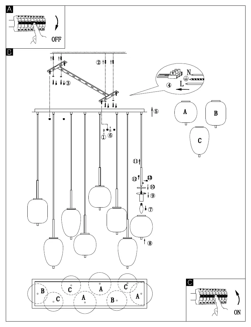 Installation and wiring diagram