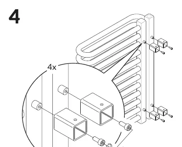 Bracket assembly components
