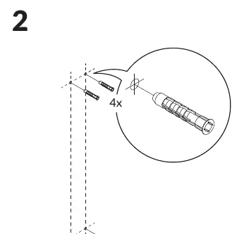 Inserting wall plugs