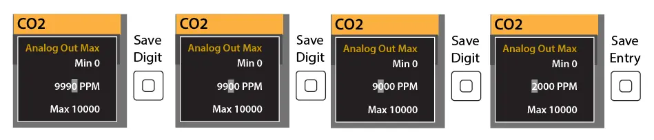 Adjusting numerical settings