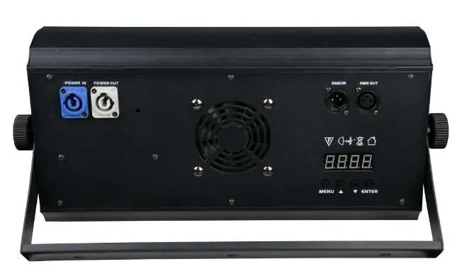 Rear panel controls and connections