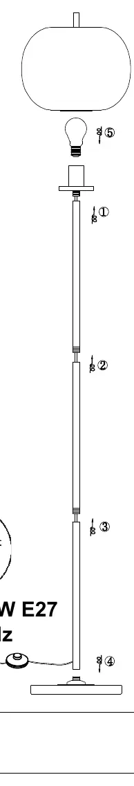 Assembly sequence for the post light components