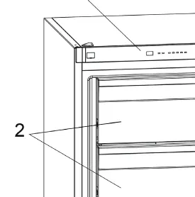 Freezer overview and control panel