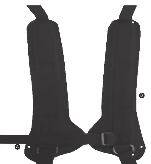 H Style Harness measurement points