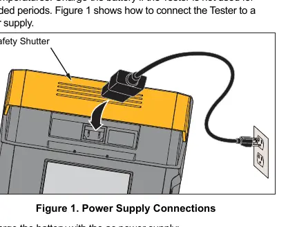 Power supply connections