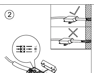 Wiring the terminal block