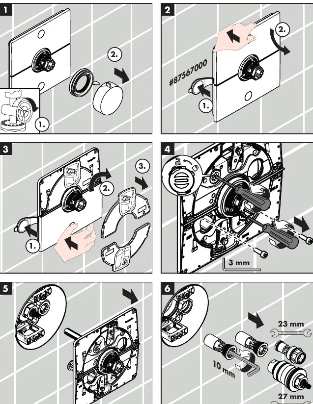 Maintenance steps for the thermostat.