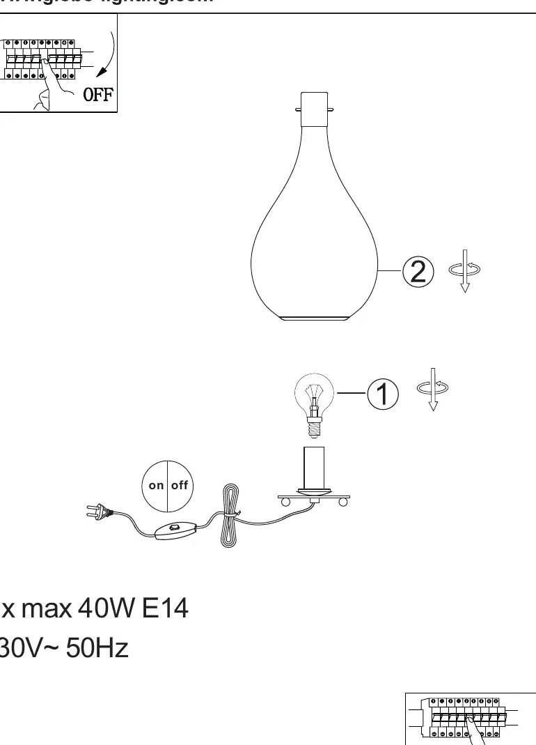 Assembly and connection diagram