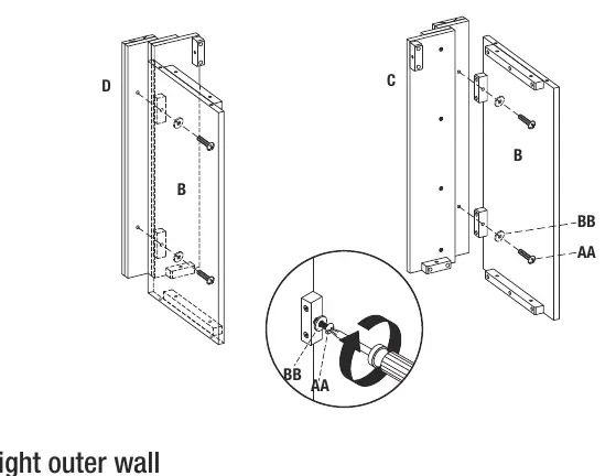 Step 1: Installing front panels