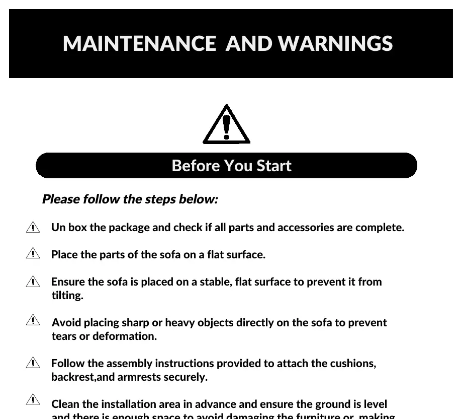 Installation diagram from the manual