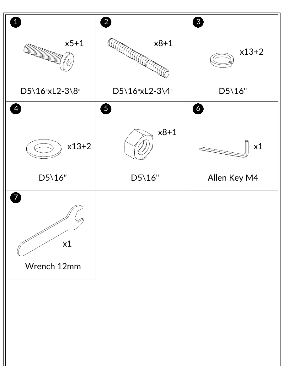 Hardware List