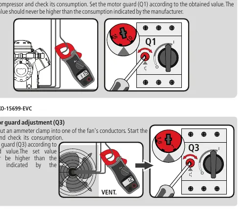 Motor guard adjustment