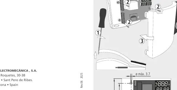 Button functions and display indicators