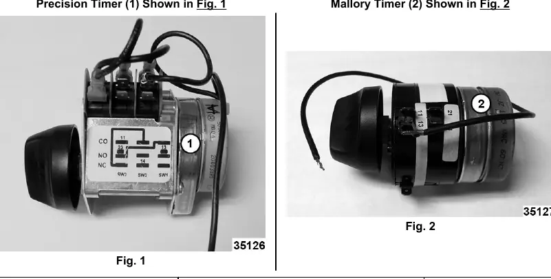 Identification of Mallory and Precision Timers