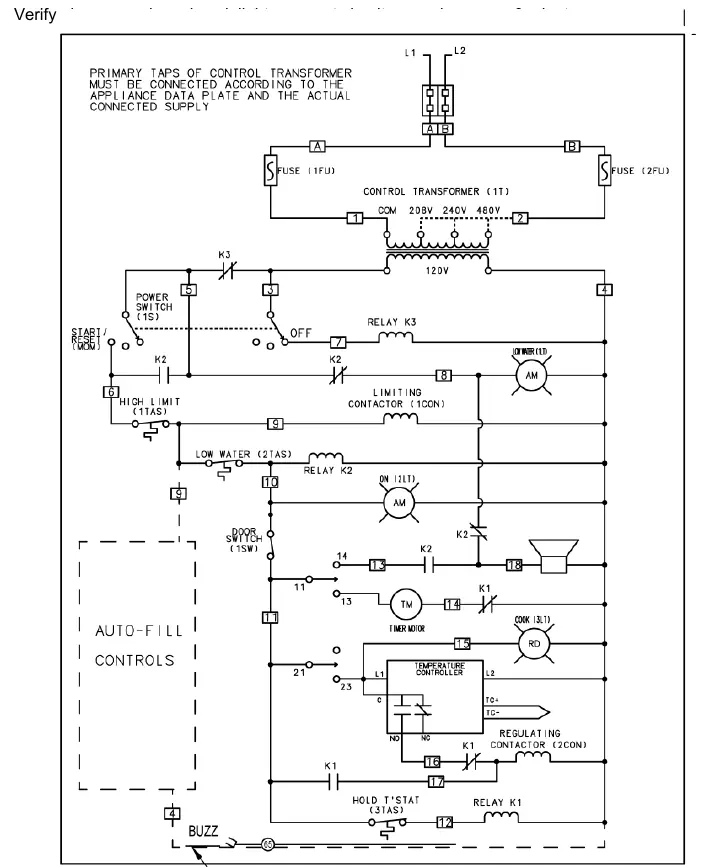 Wiring diagram for C24EO3/5 and HC24EO3/5