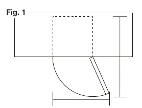 Clearance requirements (Fig. 1)