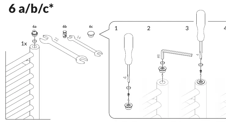 Final assembly of the bracket